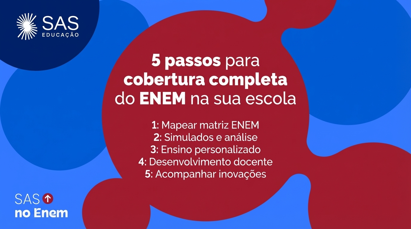 5 passo para cobertura completa do ENEM na sua escola